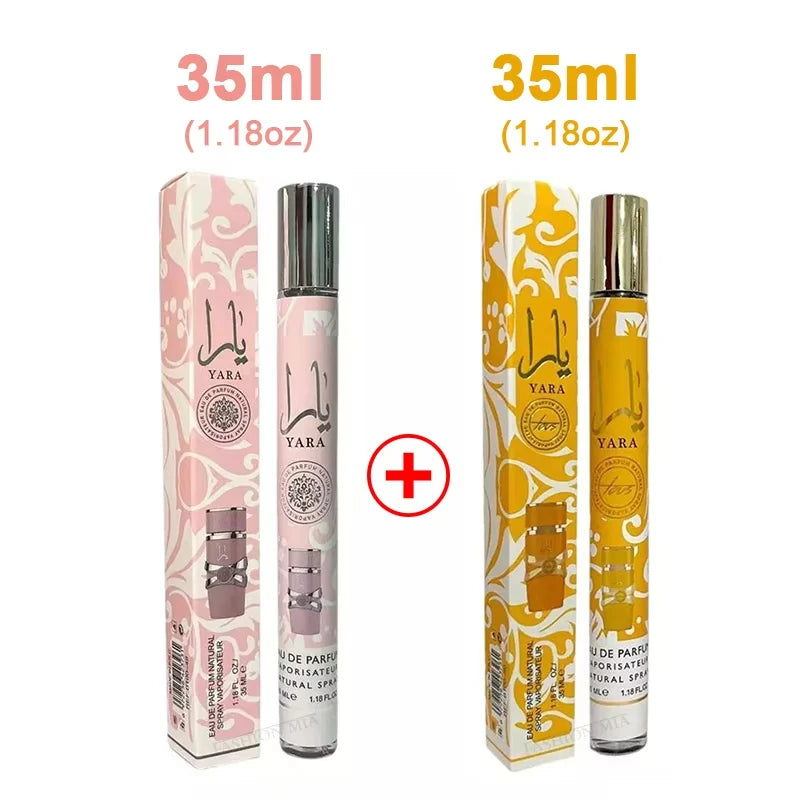 2pcs Yara Eau De Perfumes Men