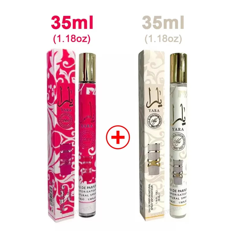 2pcs Yara Eau De Perfumes Men