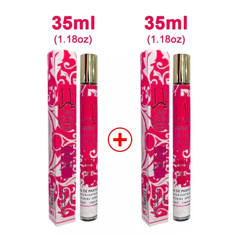 2pcs Yara Eau De Perfumes Men