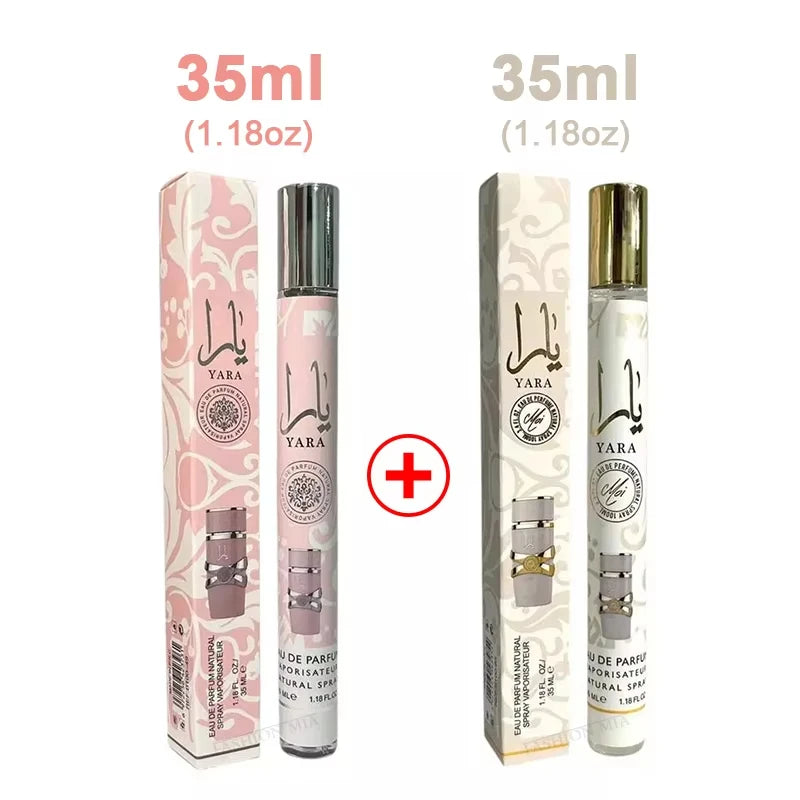 2pcs Yara Eau De Perfumes Men