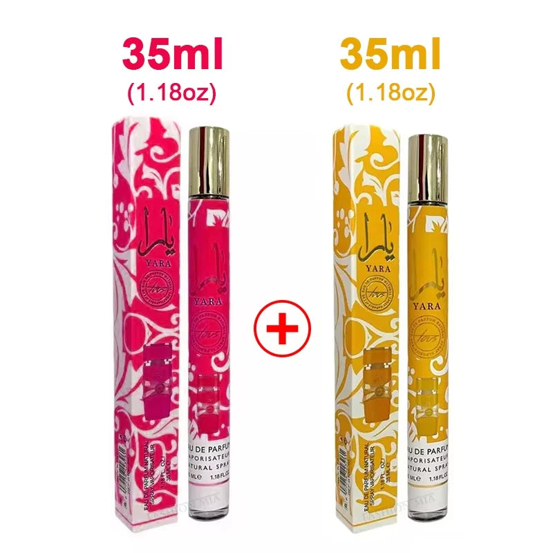 2pcs Yara Eau De Perfumes Men